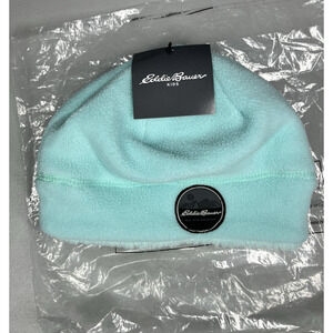 Eddie Bauer Kids Quest High Pile Fleece Beanie Hat Kids S/M Aqua